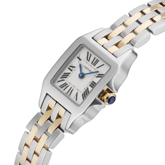 Pre-Owned Cartier Santos Demoiselle 20MM Stainless Steel Pre-Owned Cartier Santos Demoiselle 20MM Stainless Steel