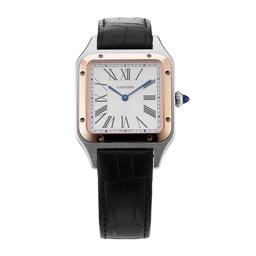 406300681490 - Santos Dumont 31mm Stainless Steel and Rose Gold