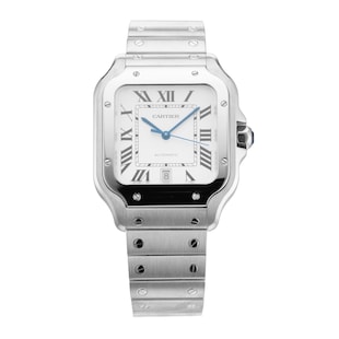 Pre-Owned Cartier Santos de Cartier 40mm Large Model Automatic Stainless Steel