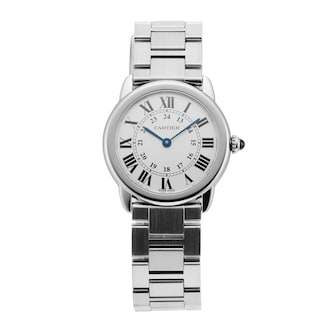 Pre-Owned Cartier Ronde Solo 30MM Stainless Steel Pre-Owned Cartier Ronde Solo 30MM Stainless Steel