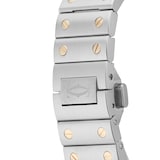Pre-Owned Cartier Santos de 35.1MM Stainless Steel and Yellow Gold