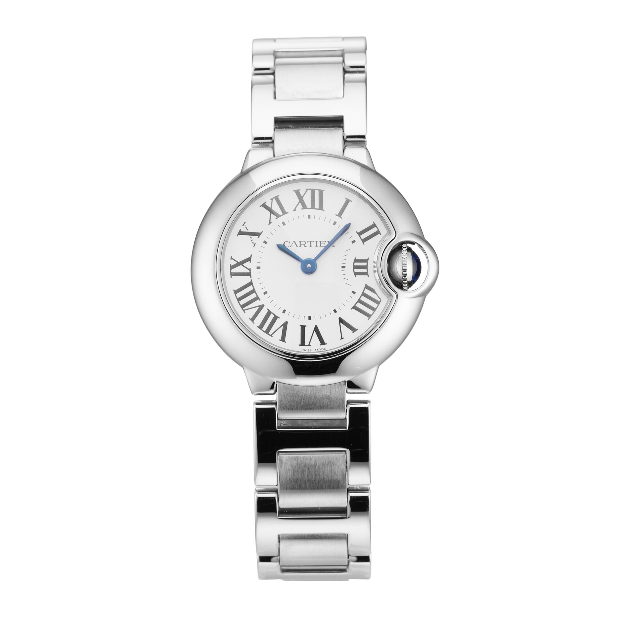 Pre-Owned Cartier Ballon Bleu 28.6mm Stainless Steel Pre-Owned Cartier Ballon Bleu 28.6mm Stainless Steel