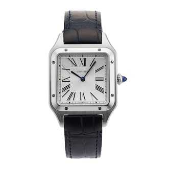 Pre-Owned Cartier Santos-Dumont Large Model Watch 31.4mm Stainless Steel Pre-Owned Cartier Santos-Dumont Large Model Watch 31.4mm Stainless Steel