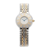 Pre-Owned Cartier 21 Must De 28mm Stainless Steel and Yellow Gold
