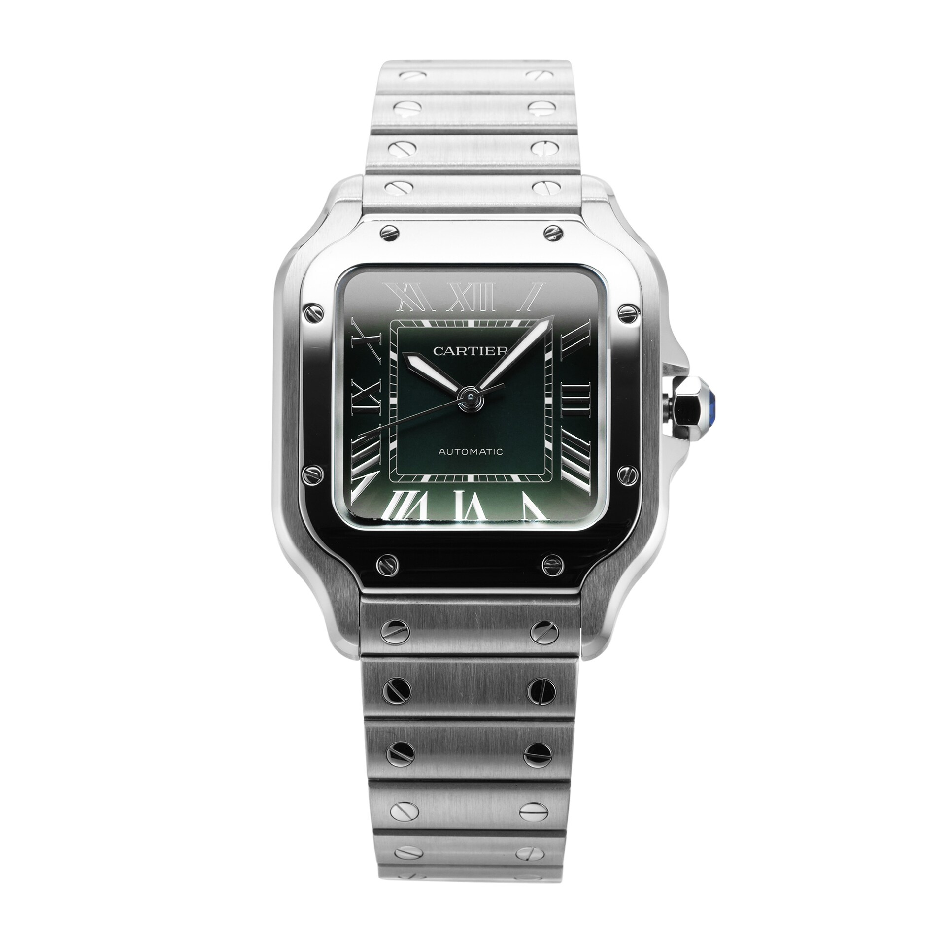 Pre-Owned Cartier Santos 35.1mm Stainless Steel Pre-Owned Cartier Santos 35.1mm Stainless Steel