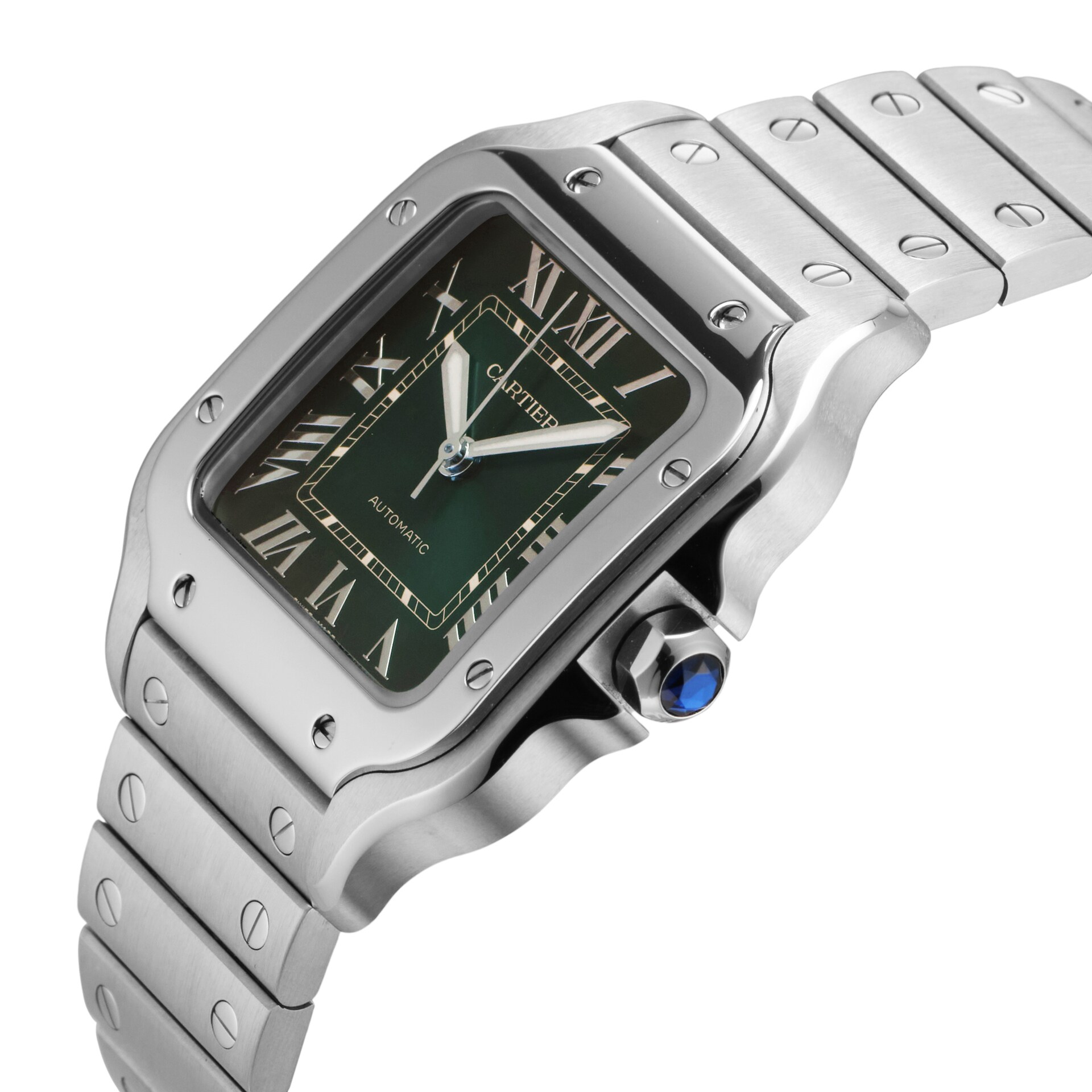 Pre-Owned Cartier Santos 35.1mm Stainless Steel Pre-Owned Cartier Santos 35.1mm Stainless Steel