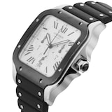 Pre-Owned Cartier Santos De Chronograph 43.3mm Stainless Steel