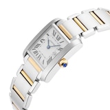 Pre-Owned Cartier Tank Francaise 25mm Stainless Steel and Yellow Gold