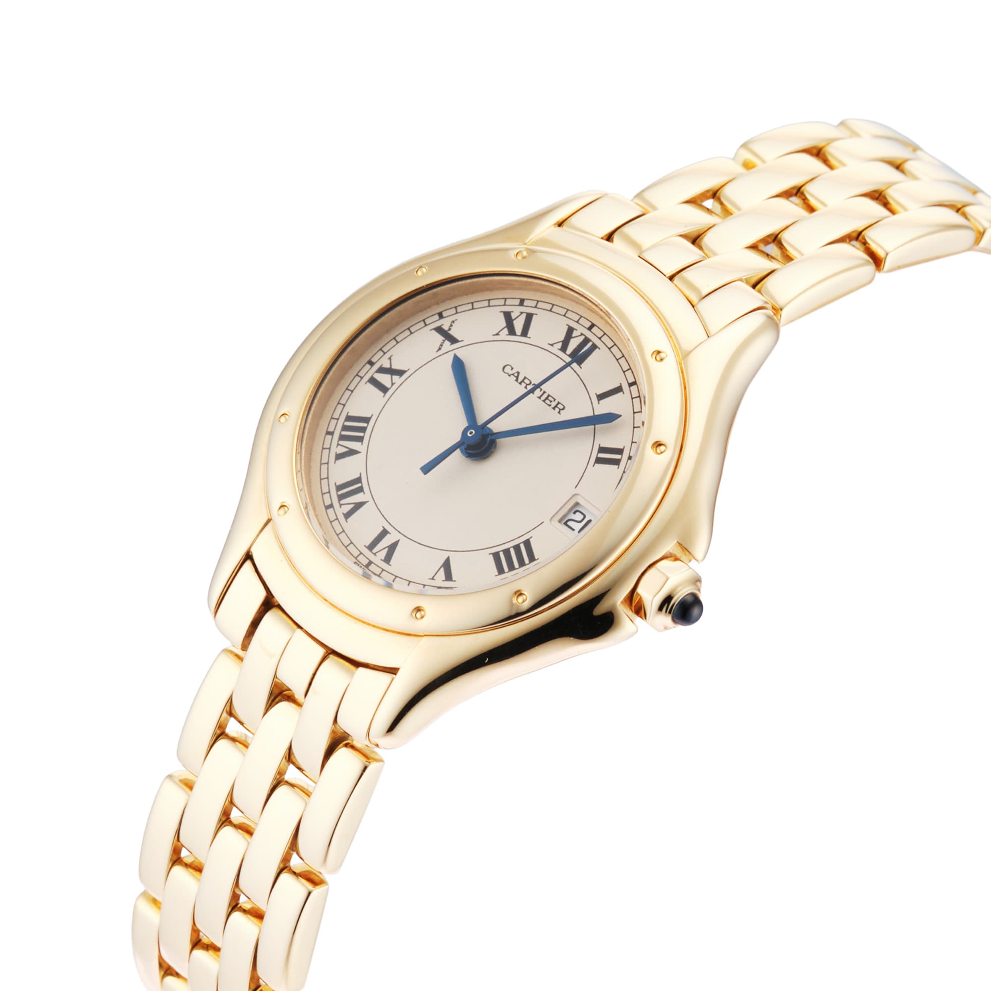 Pre-Owned Cartier Cougar Figaro 26mm Yellow Gold
