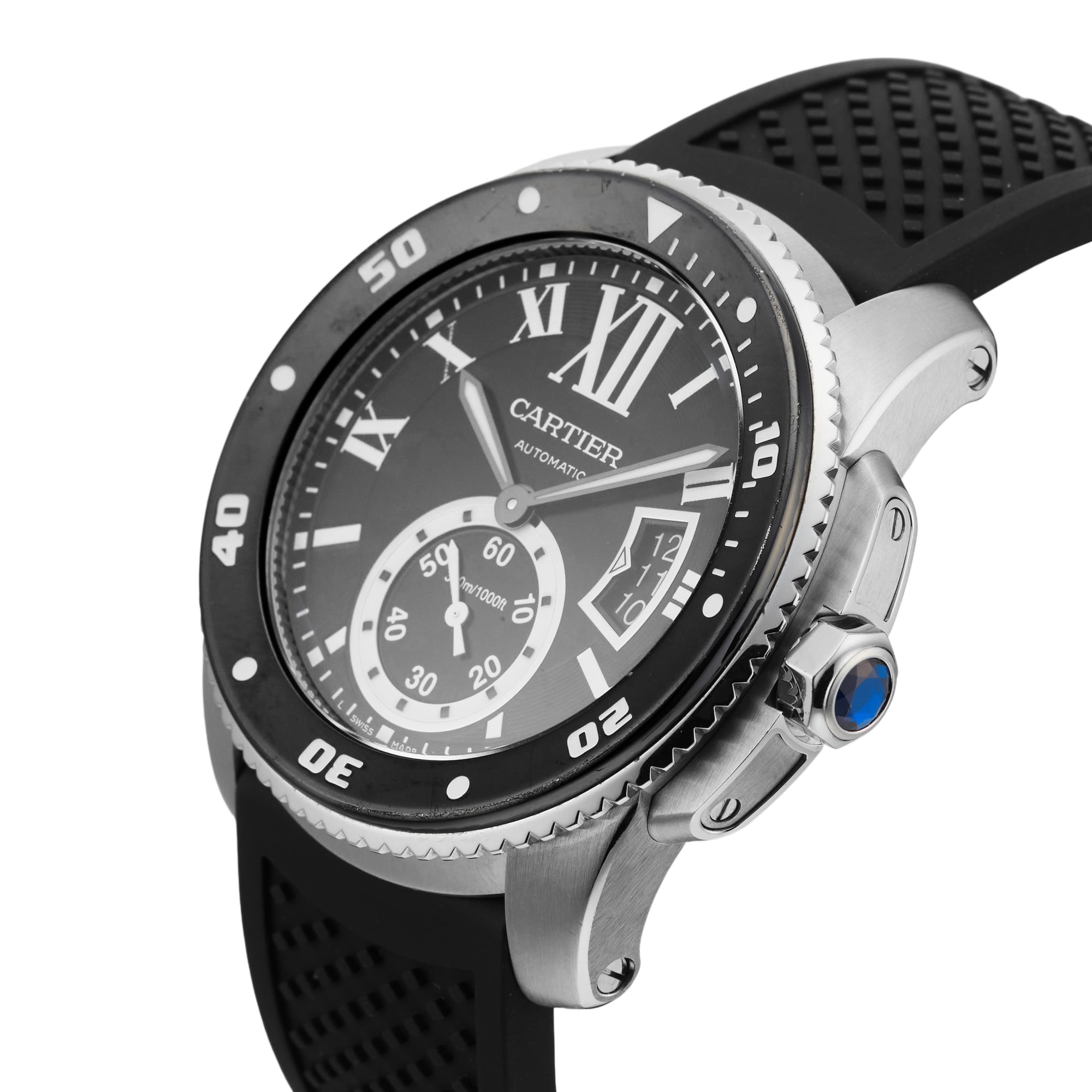 Pre-Owned Cartier Calibre De 42mm Stainless Steel