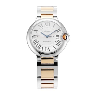 Pre-Owned Cartier Ballon Bleu 36mm Stainless Steel and Yellow Gold Pre-Owned Cartier Ballon Bleu 36mm Stainless Steel and Yellow Gold