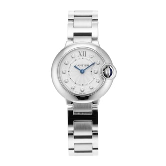 Pre-Owned Cartier Ballon Bleu De 28mm Stainless Steel Pre-Owned Cartier Ballon Bleu De 28mm Stainless Steel