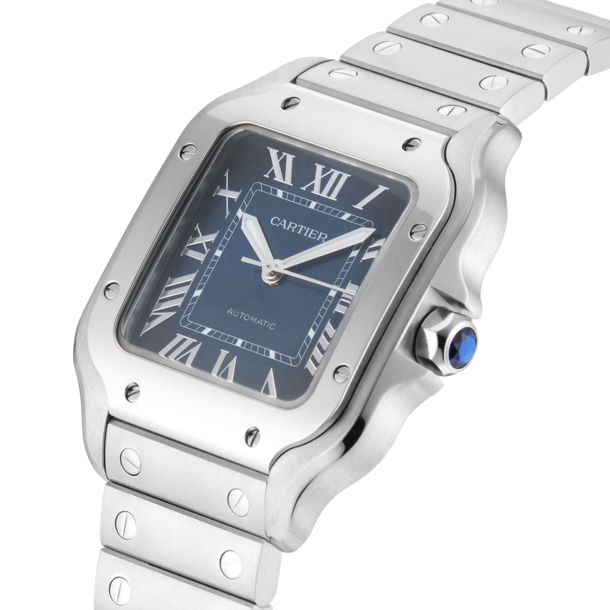 Pre-Owned Cartier Santos De 35.1mm Stainless Steel