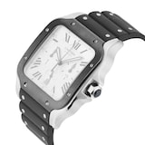 Pre-Owned Cartier Santos De Chronograph 43.3MM Stainless Steel