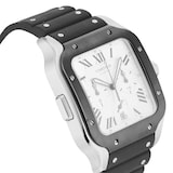 Pre-Owned Cartier Santos De Chronograph 43.3MM Stainless Steel