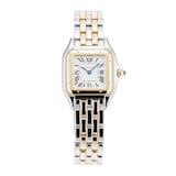 Pre-Owned Cartier Panthere De 23mm Stainless Steel and Yellow Gold