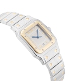 Pre-Owned Cartier Santos De Galbee 29mm Stainless Steel and Yellow Gold