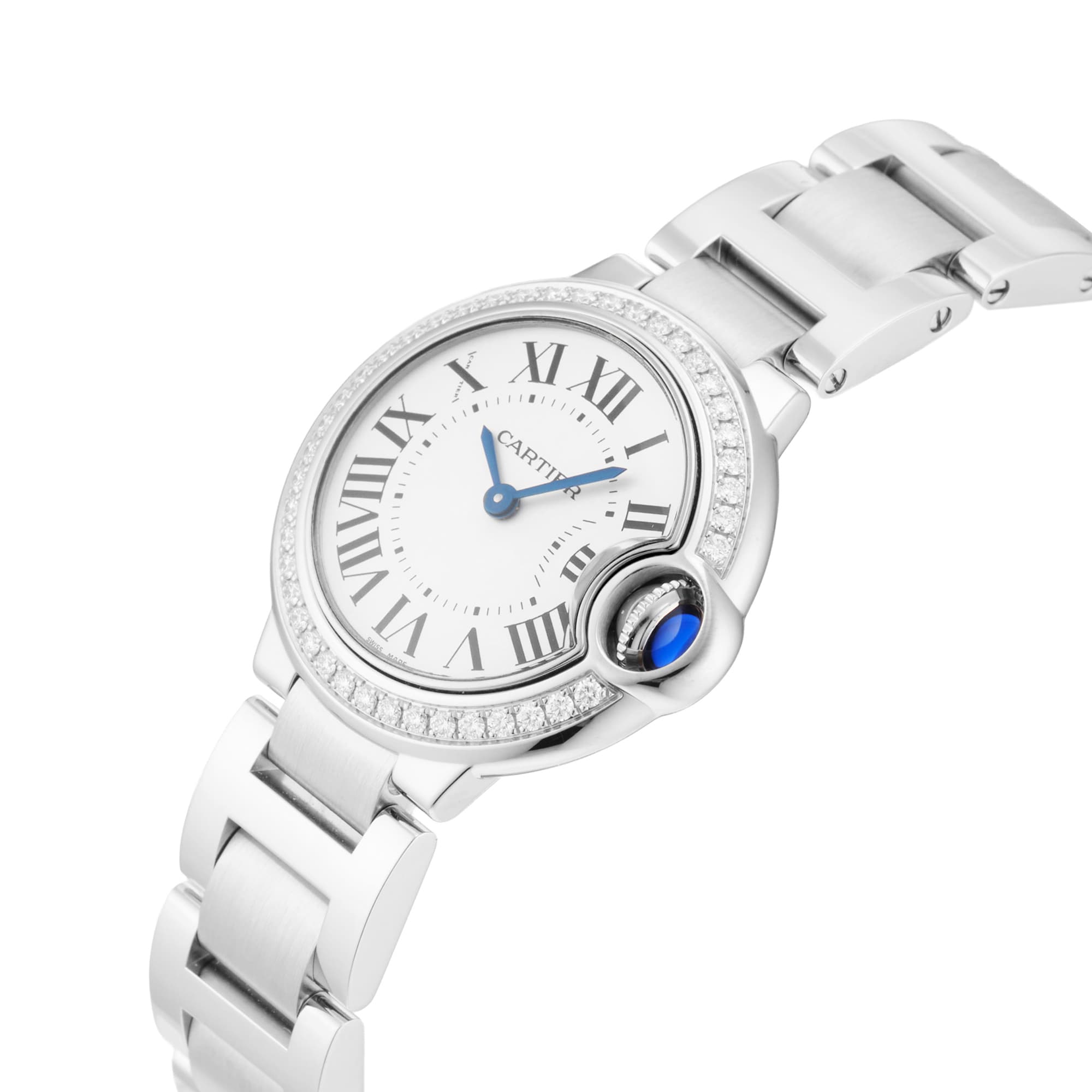 Pre-Owned Cartier Ballon Bleu De 28mm Stainless Steel