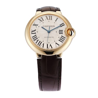 Pre-Owned Cartier Ballon Bleu De 36.6mm Yellow Gold