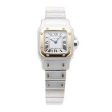 Pre-Owned Cartier Santos De Galbee 26.2mm Stainless Steel