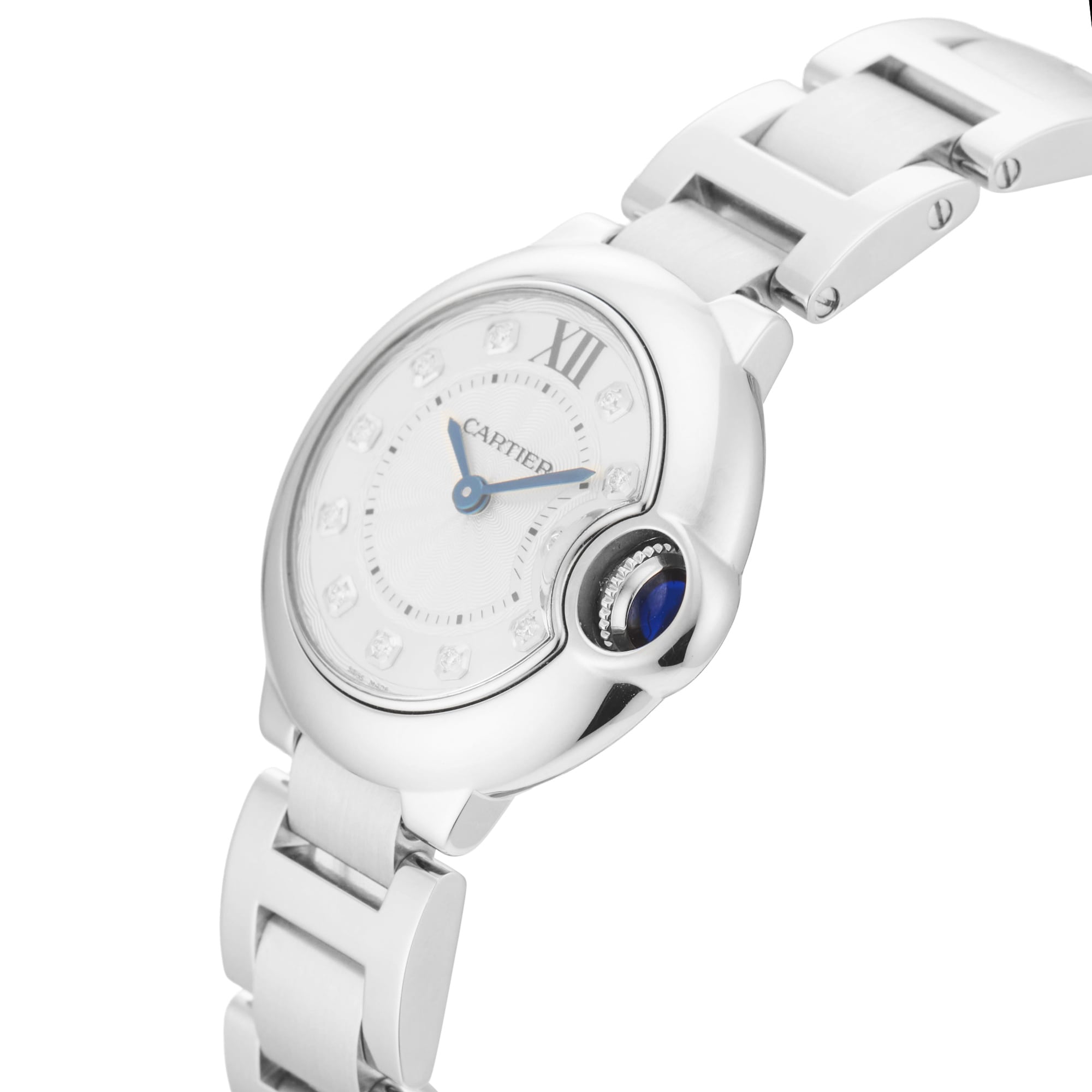 Pre-Owned Cartier Ballon Bleu De 28mm Stainless Steel Pre-Owned Cartier Ballon Bleu De 28mm Stainless Steel