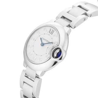 Pre-Owned Cartier Ballon Bleu De 28mm Stainless Steel Pre-Owned Cartier Ballon Bleu De 28mm Stainless Steel