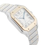 Pre-Owned Cartier Santos De 35.1mm Stainless Steel and Yellow Gold