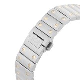 Pre-Owned Cartier Santos De 35.1mm Stainless Steel and Yellow Gold