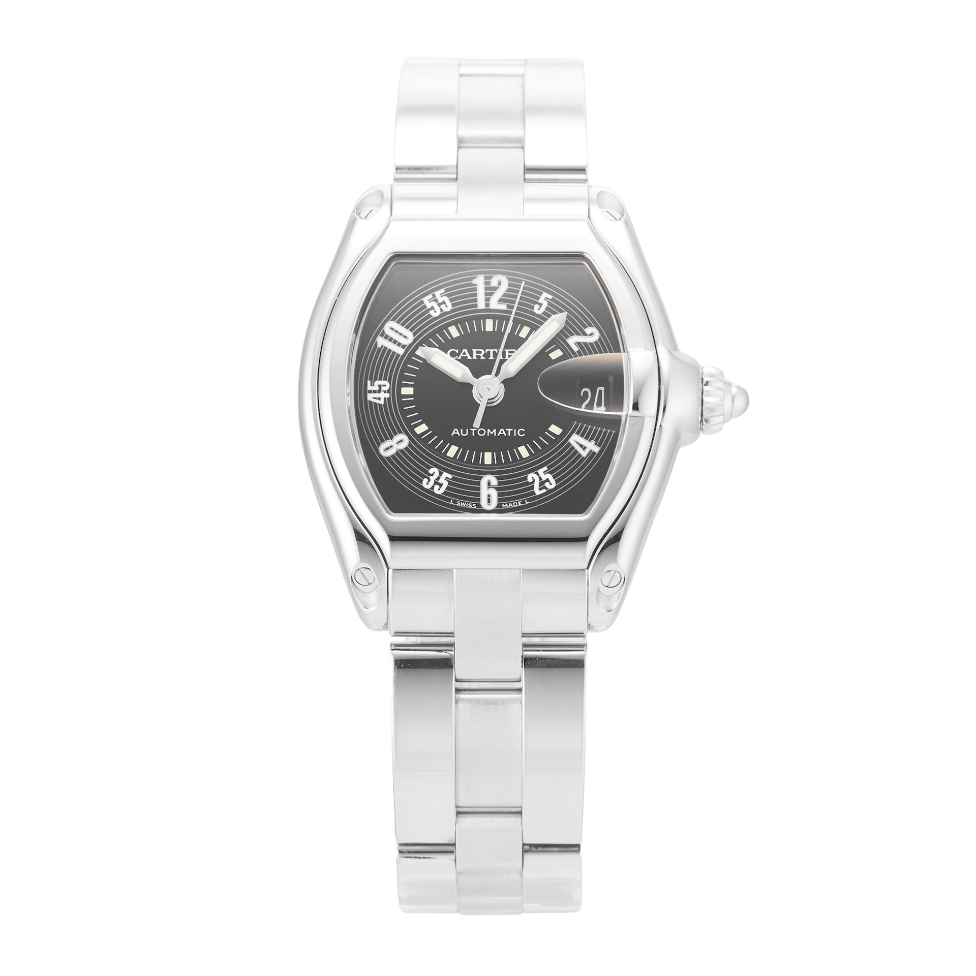 Pre-Owned Cartier Roadster 38mm Stainless Steel Pre-Owned Cartier Roadster 38mm Stainless Steel