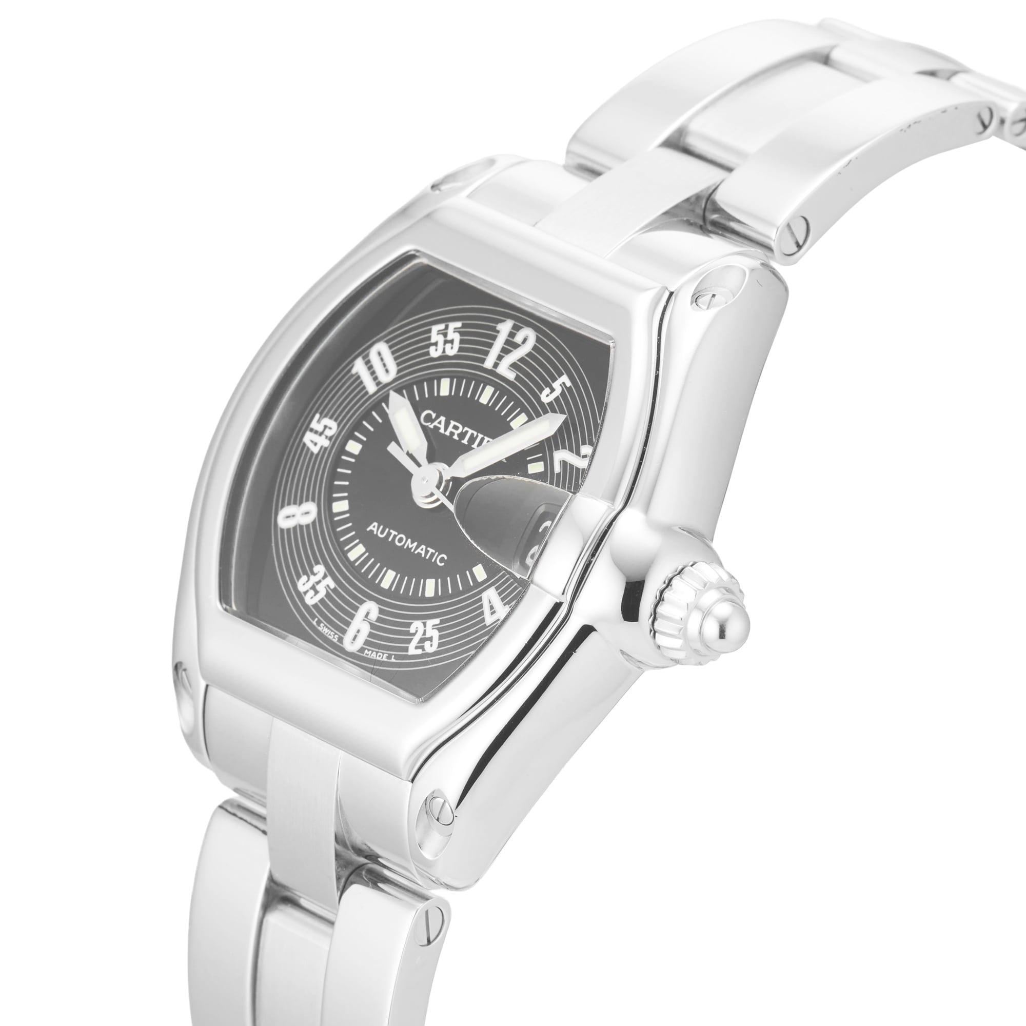 Pre-Owned Cartier Roadster 38mm Stainless Steel Pre-Owned Cartier Roadster 38mm Stainless Steel