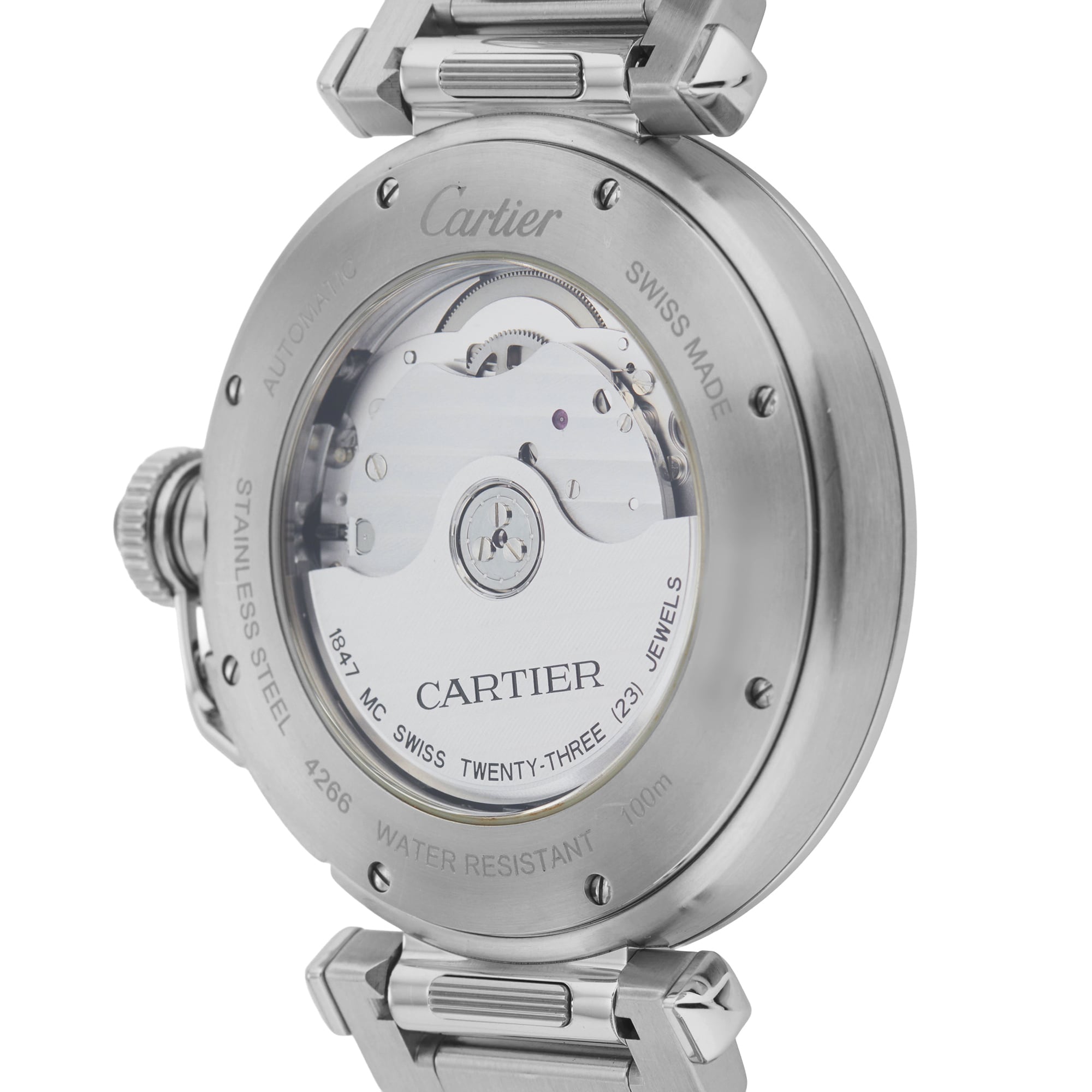 Pre-Owned Cartier Pasha De 41mm Stainless Steel Pre-Owned Cartier Pasha De 41mm Stainless Steel