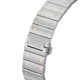 Pre-Owned Cartier Santos De 39.8mm Stainless Steel and Yellow Gold
