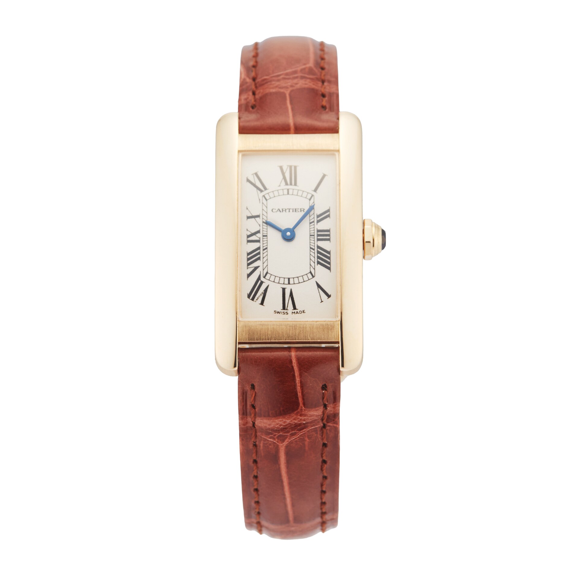 Pre-Owned Cartier Tank Americaine 19mm Yellow Gold