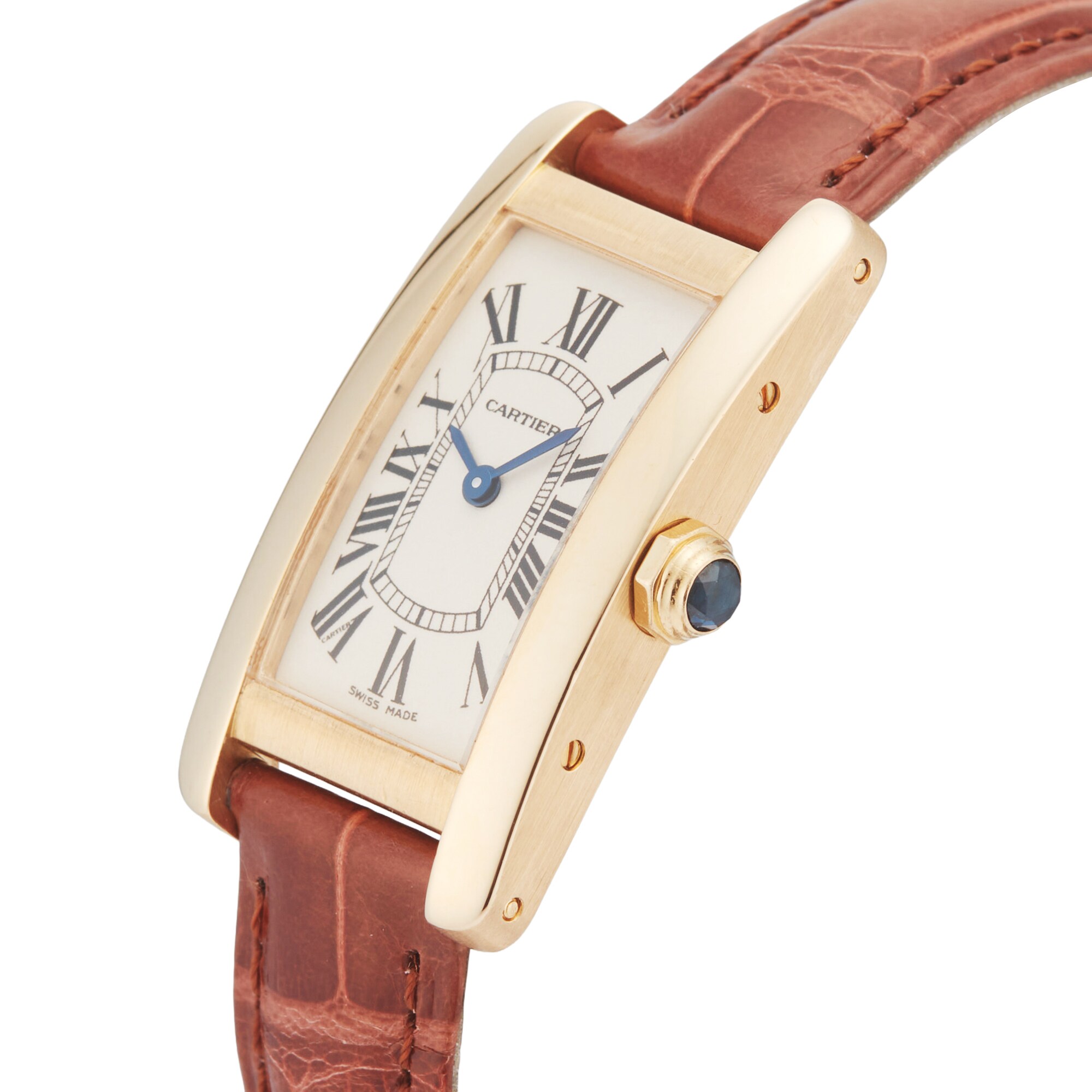 Pre-Owned Cartier Tank Americaine 19mm Yellow Gold