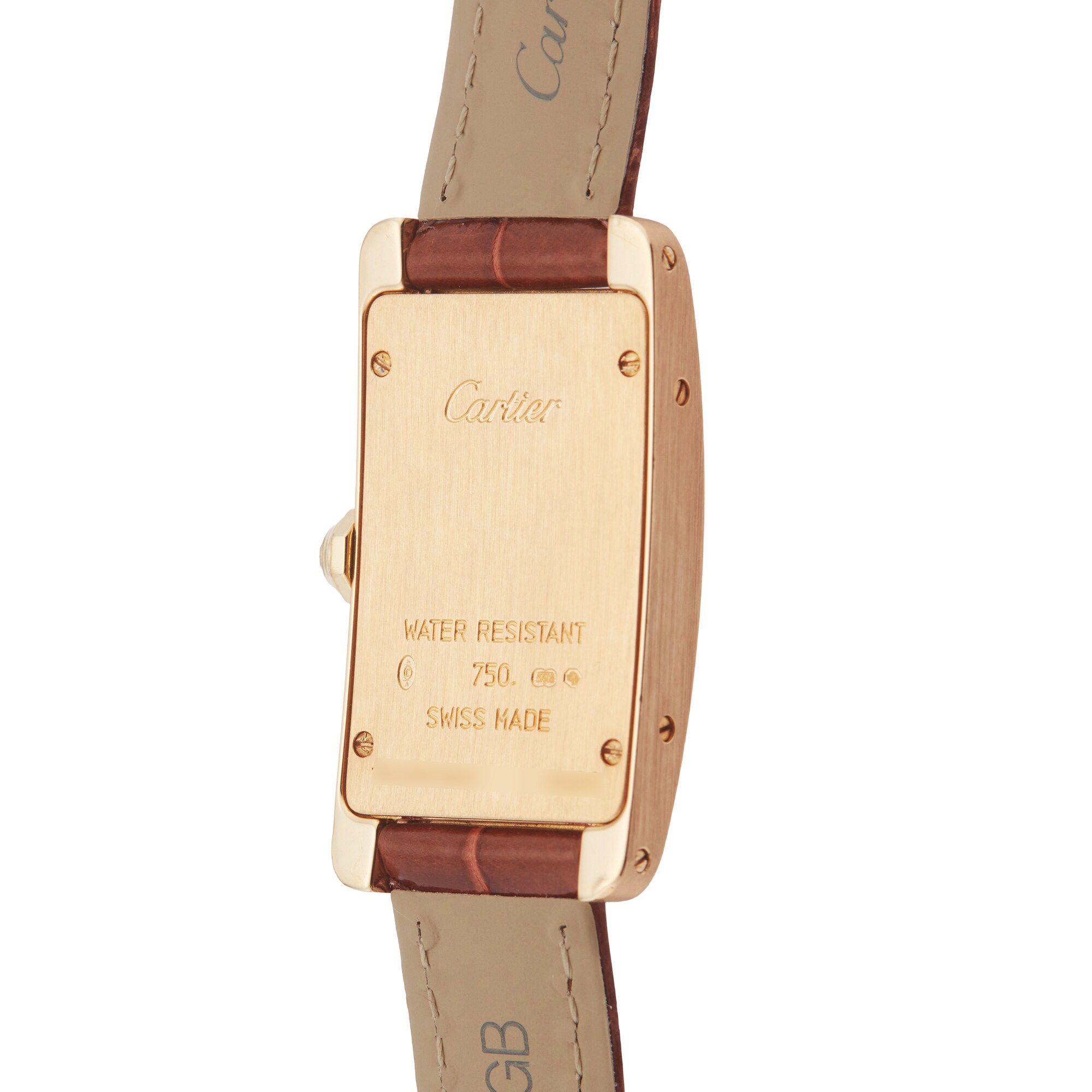 Pre-Owned Cartier Tank Americaine 19mm Yellow Gold