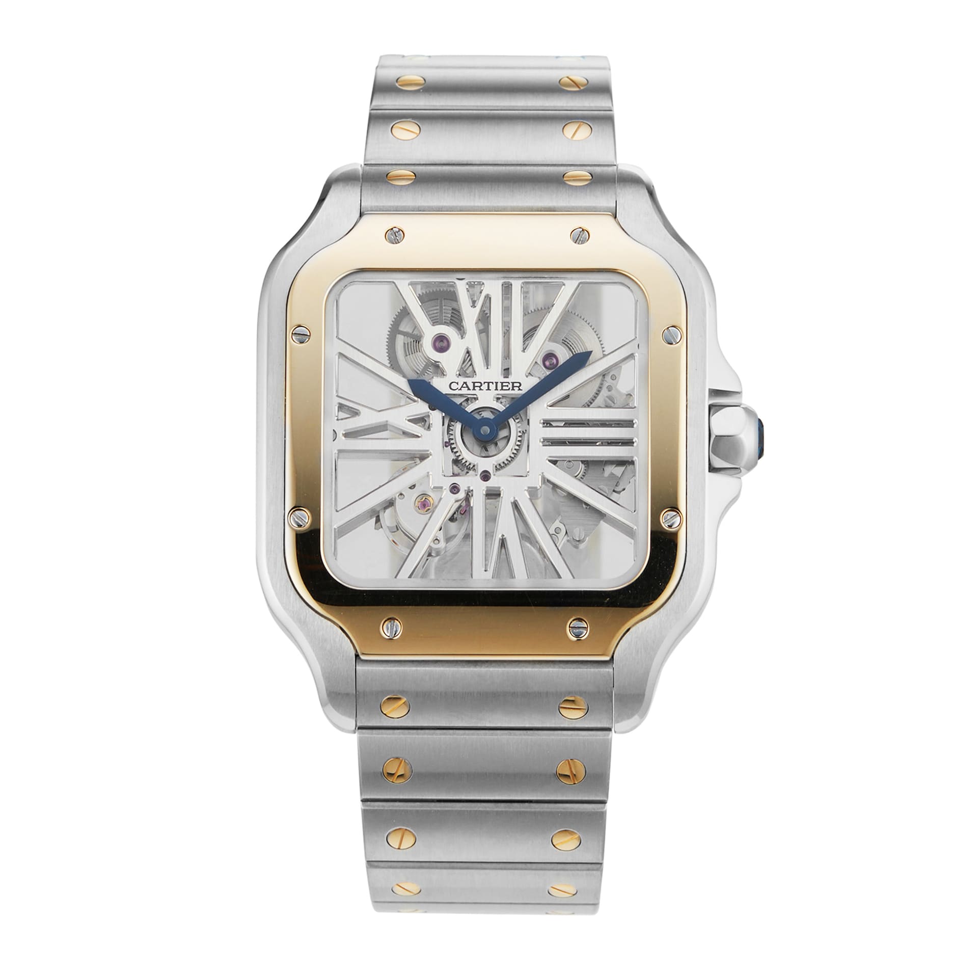 Pre-Owned Cartier Santos De Skeleton WHSA0019