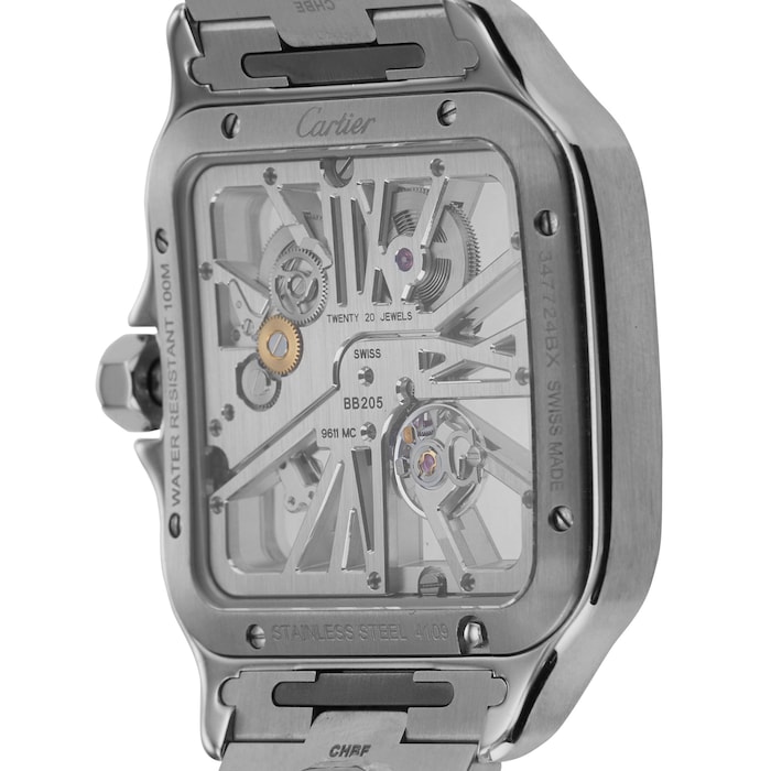 Pre-Owned Cartier Santos De Skeleton WHSA0019