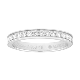 40630111 - 1985 Platinum Diamond Ring B4071448 - Ring Size I