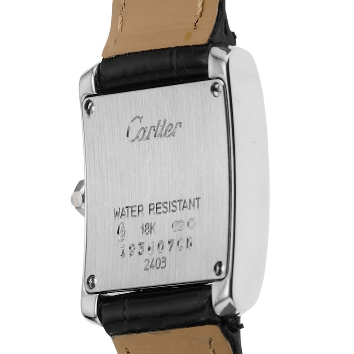 Pre-Owned Cartier Tank Francaise 20x25MM White Gold