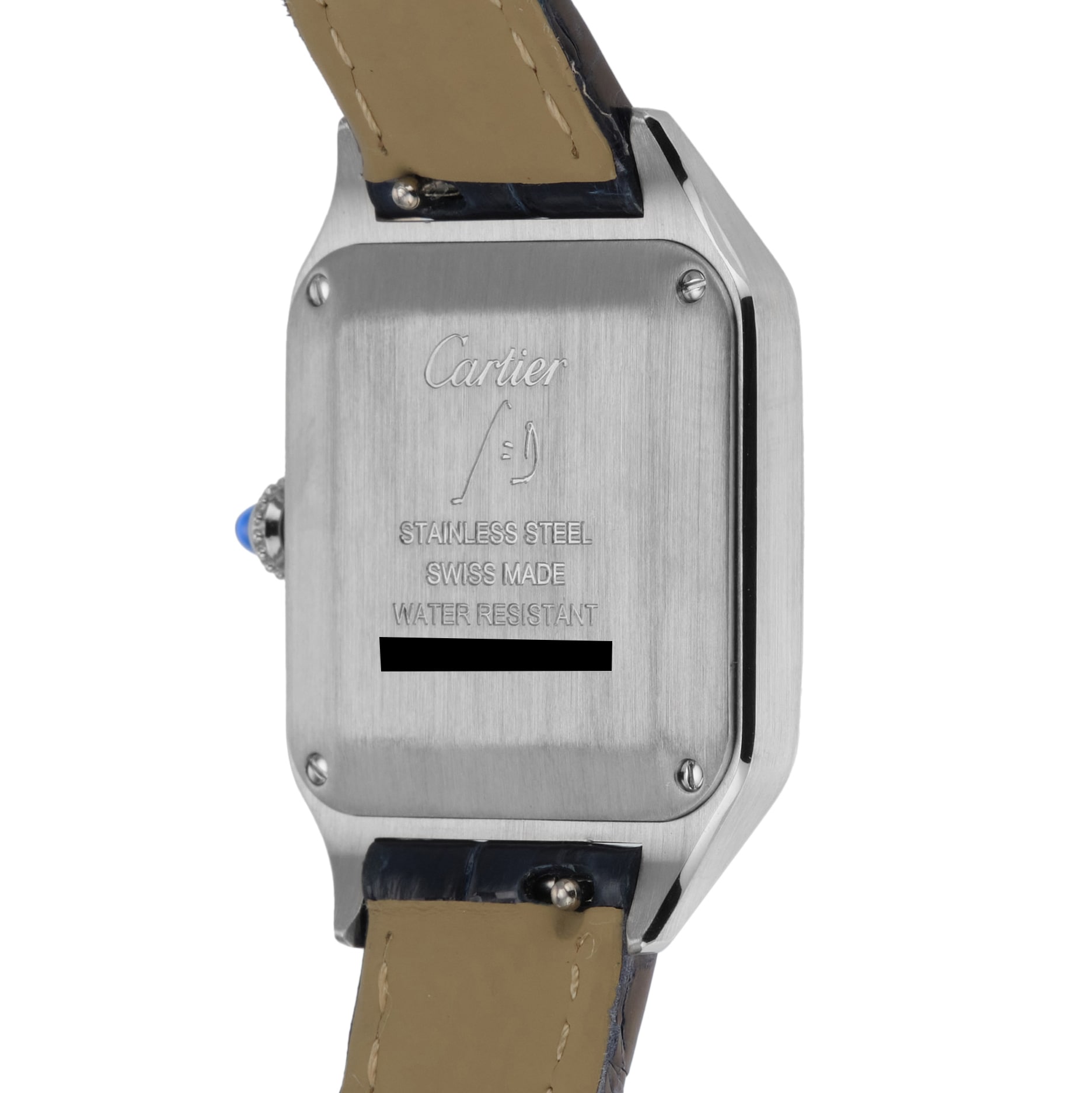 Pre-Owned Cartier Santos Dumont 27.5mm Stainless Steel Pre-Owned Cartier Santos Dumont 27.5mm Stainless Steel