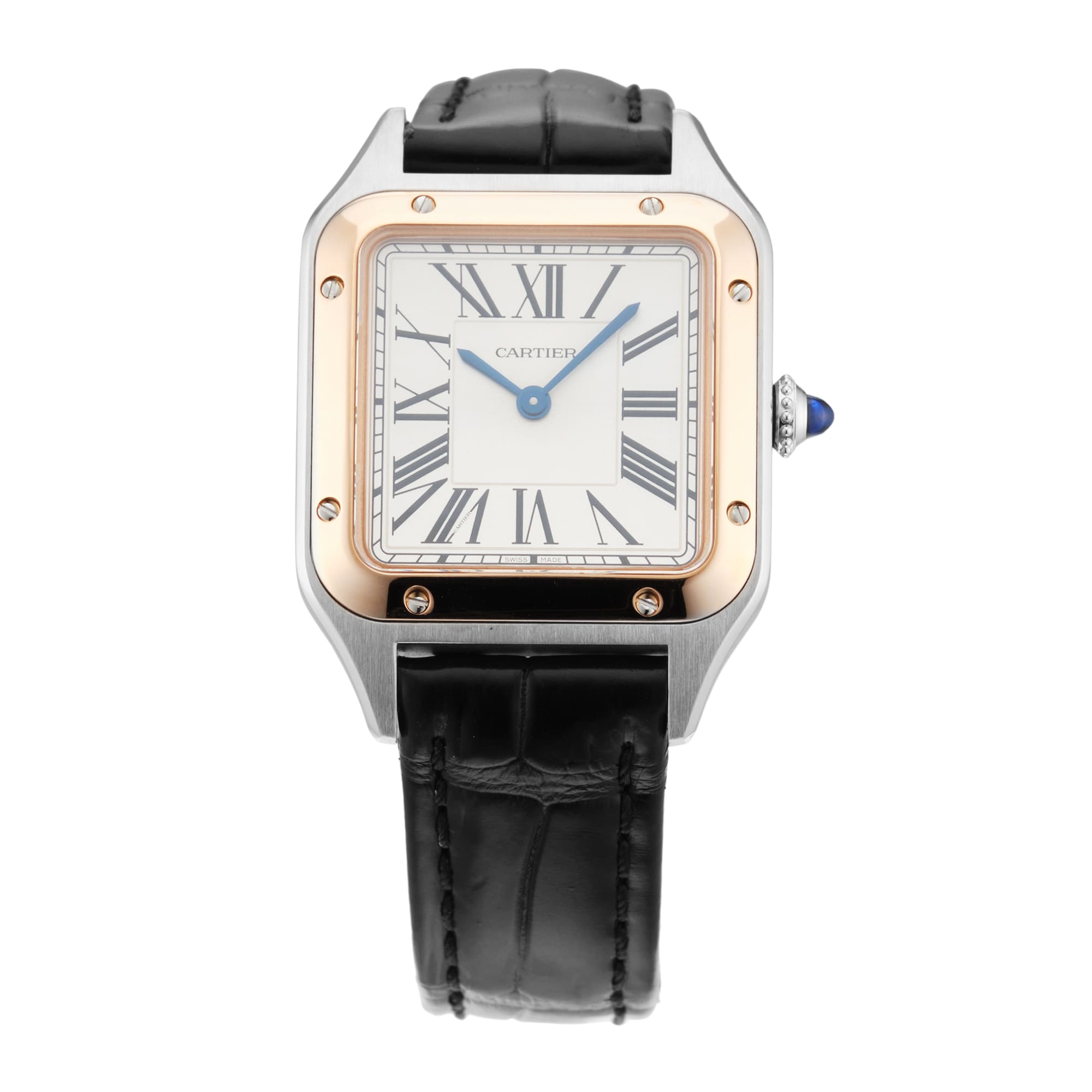 Pre-Owned Cartier Santos-Dumont Small Model 27.5mm Stainless Steel W2SA0012 Pre-Owned Cartier Santos-Dumont Small Model 27.5mm Stainless Steel W2SA0012