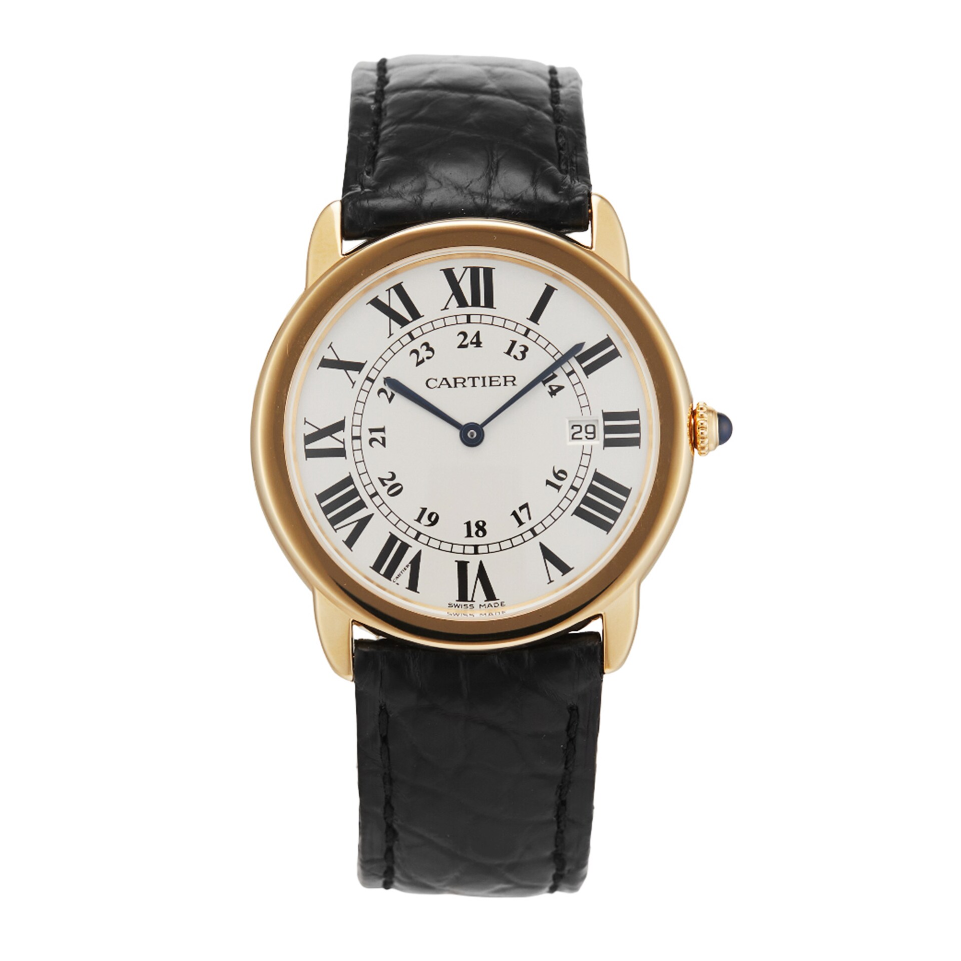 Pre-Owned Cartier Ronde Solo De Cartier 36mm Yellow Gold W6700455