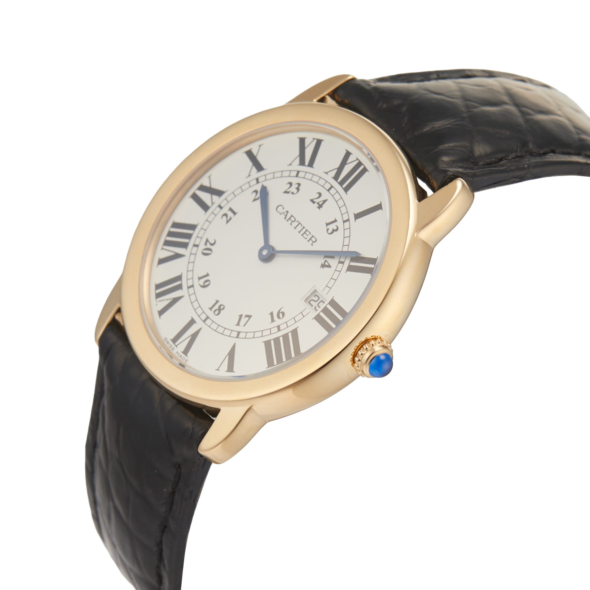 Pre-Owned Cartier Ronde Solo De Cartier 36mm Yellow Gold W6700455