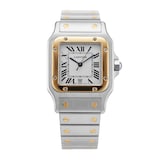 Pre-Owned Cartier Santos Galbee 28mm Stainless Steel and Yellow Gold