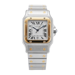 40630139 - Santos Galbee 28mm Stainless Steel and Yellow Gold