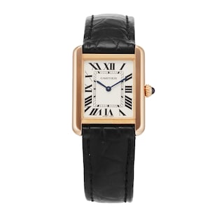 Pre-Owned Cartier Tank Solo 24.4mm Rose Gold W5200024