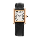 Pre-Owned Cartier Tank Solo 24.4mm Rose Gold W5200024