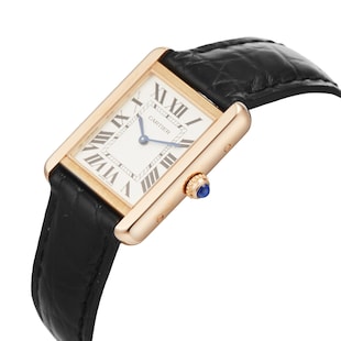 Pre-Owned Cartier Tank Solo 24.4mm Rose Gold W5200024