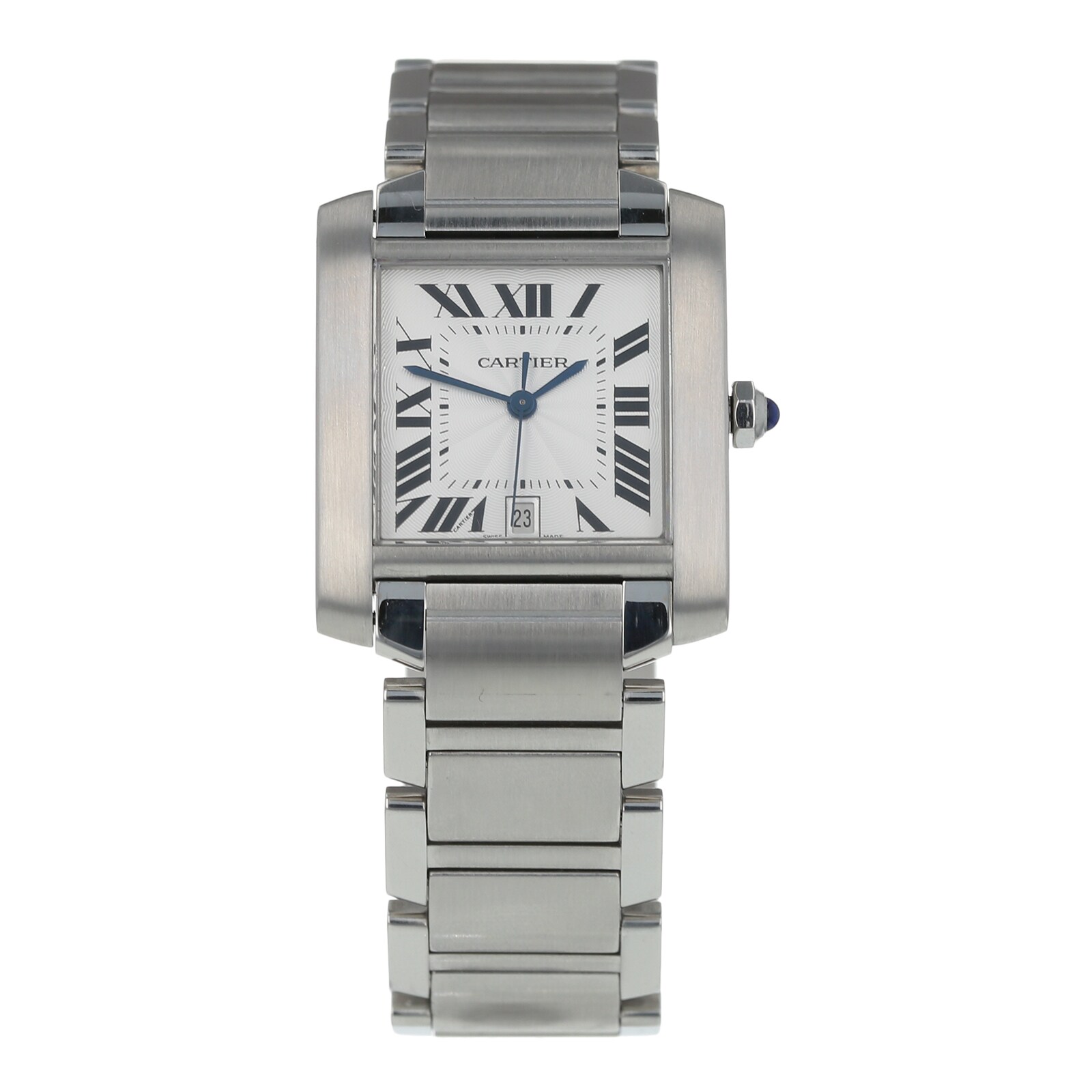 Pre-Owned Cartier Pre-Owned Cartier Tank Francaise Mens Watch W51002Q3/2302 Pre-Owned Cartier Pre-Owned Cartier Tank Francaise Mens Watch W51002Q3/2302