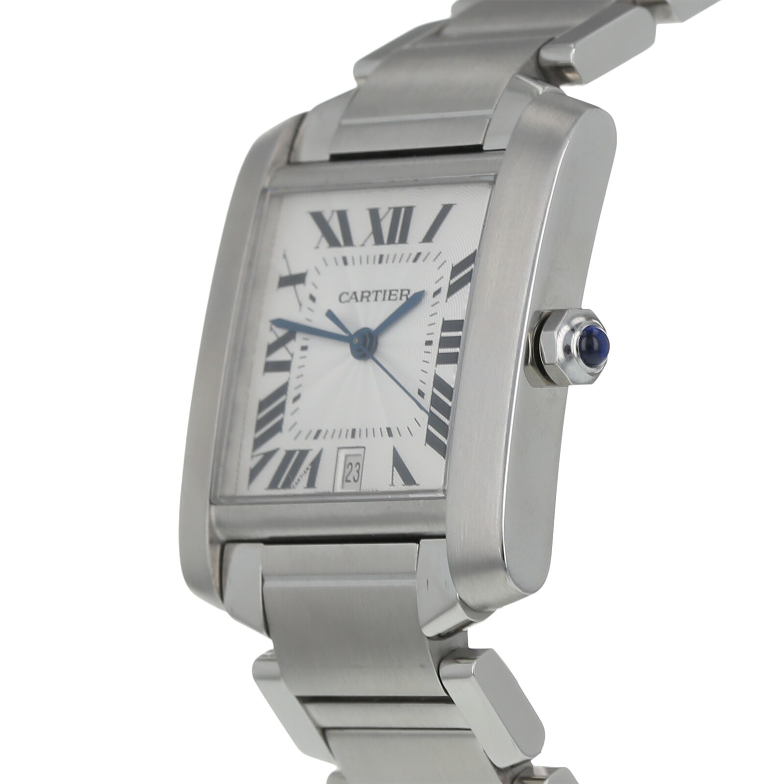 Pre-Owned Cartier Pre-Owned Cartier Tank Francaise Mens Watch W51002Q3/2302 Pre-Owned Cartier Pre-Owned Cartier Tank Francaise Mens Watch W51002Q3/2302